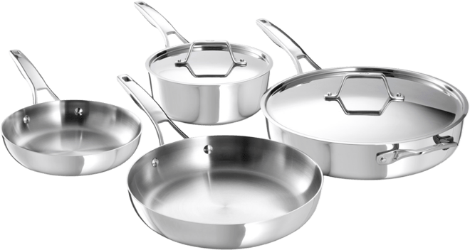 Premier Stainless Steel 6-Piece Cookware Set
