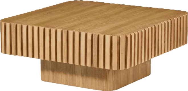 31.5" Modern Drum Coffee Table