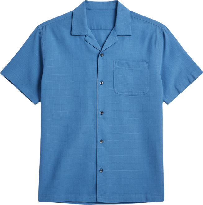 Men's Dobby Camp Collar Shirt