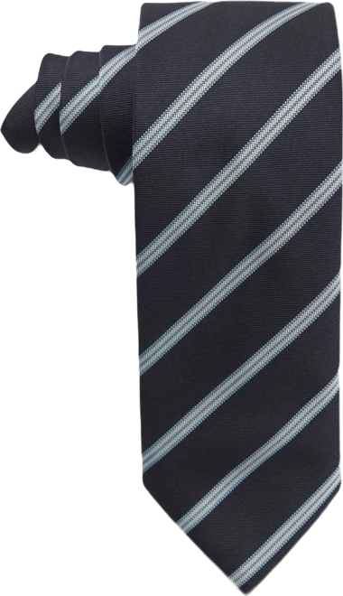Boss by  Men's Diagonal Stripe Silk-Blend Tie