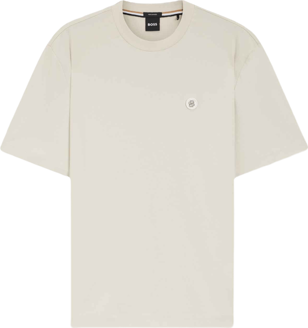 Boss by  Men's Mercerized-Cotton Double B Monogram T-Shirt