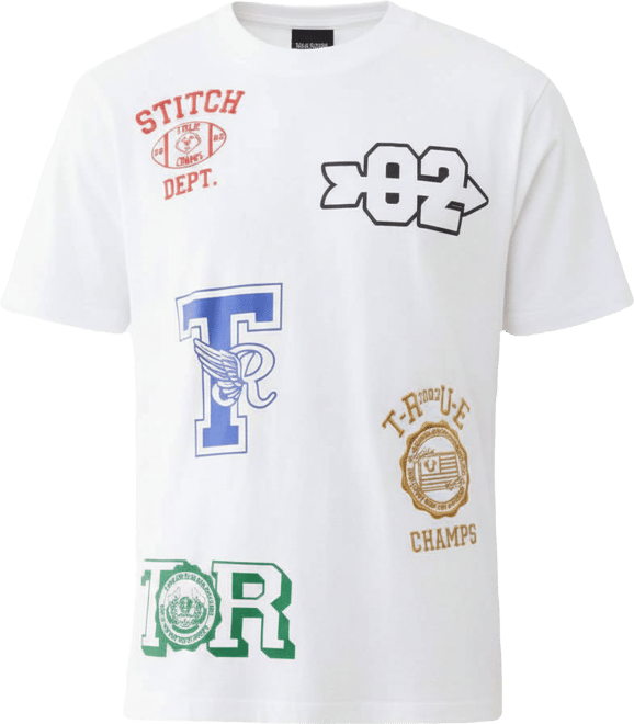 Men's Short-Sleeve Embroidery Logo T-Shirt