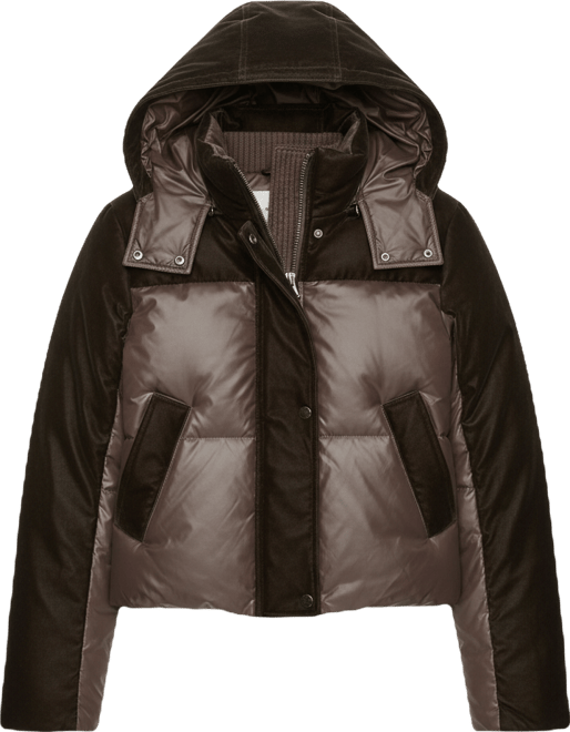 Women's Vega Mixed Media Short Down Coat