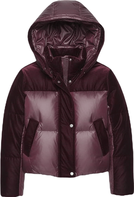 Women's Vega Mixed Media Short Down Coat