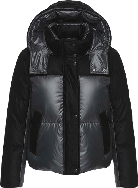 Women's Vega Mixed Media Short Down Coat