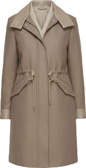 Women's Chesme Melange Wool With Faux Leather