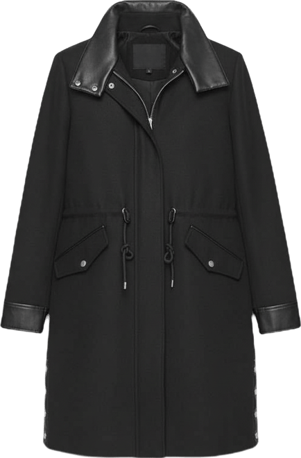 Women's Chesme Melange Wool With Faux Leather