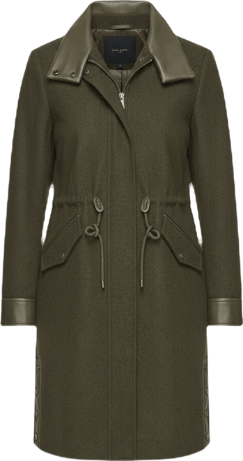 Women's Chesme Melange Wool With Faux Leather