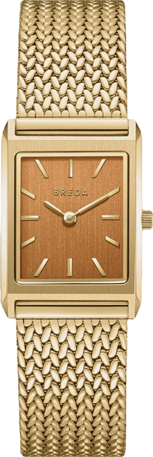 Women's 'Virgil Tethered' Gold Stainless Steel Mesh Watch, 20mm