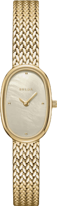 Women's 'Jane Tethered' Gold Stainless Steel Mesh Watch, 18mm