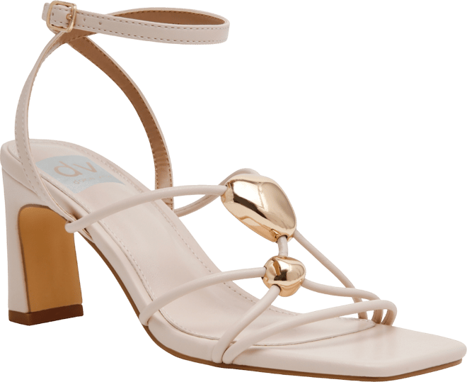 Women's Leeana Embellished Jewelry Strappy High Heel Dress Sandals