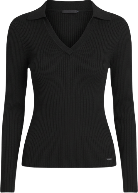 Women's Ribbed Long Sleeve Sweater
