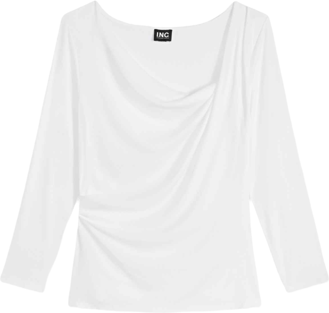 Women's Draped Cowl-Neck Top, Macy's Exclusive