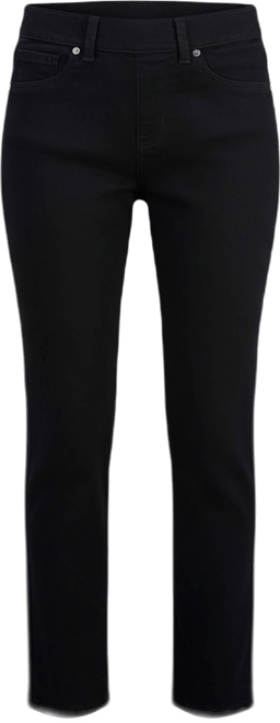 Petite High-Rise Pull-On Straight-Leg Jeans, Macy's Exclusive