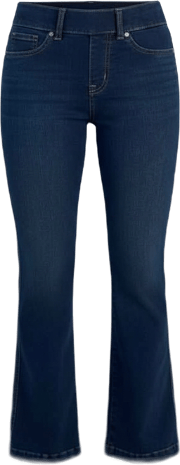 Petite Pull-On Shaping High-Rise Bootcut Jeans, Macy's Exclusive