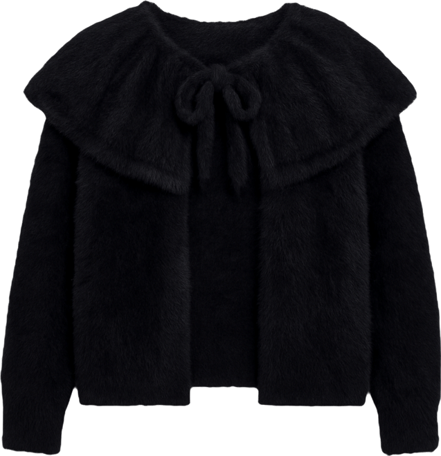 Trendy Plus Size Fuzzy Cape Sweater, Macy's Exclusive