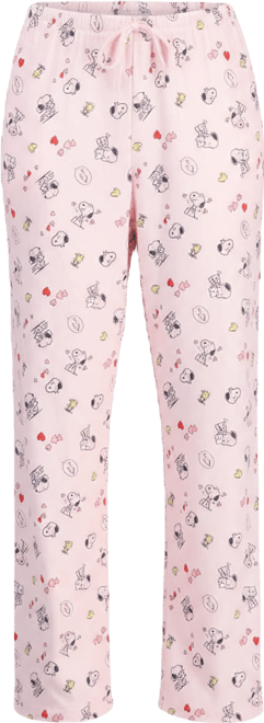 Juniors' Snoopy Valentine's Day Brushed Jersey Lounge Pants