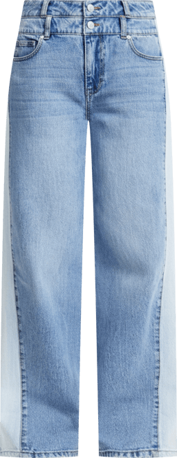 And Now This Women's Contrast-Denim Wide-Leg Jeans,  Exclusive