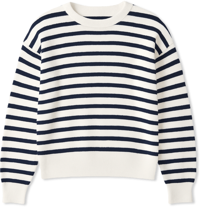 Women's Striped Pull-On Sweater