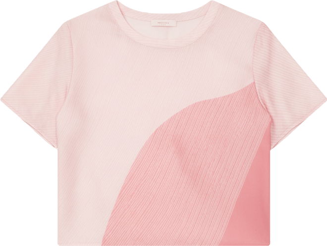 Women's Crewneck Cropped Blouse