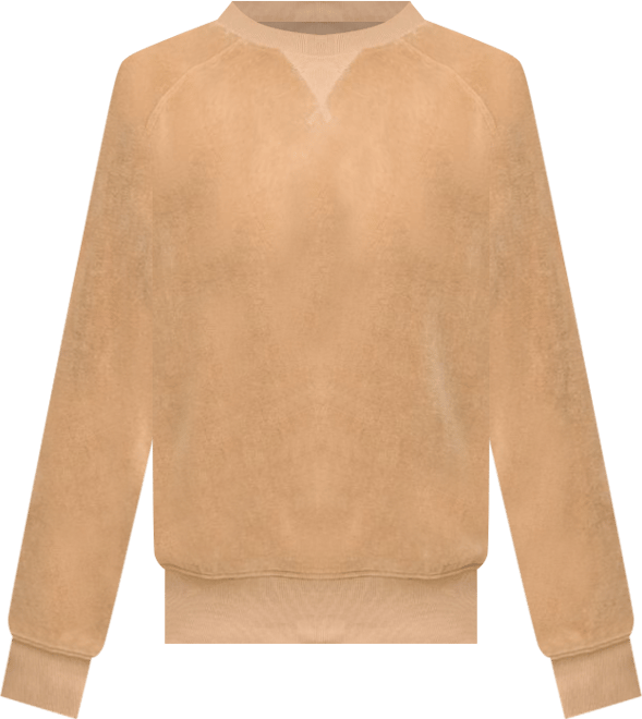 Women's Cotton Velour Crew Pullover