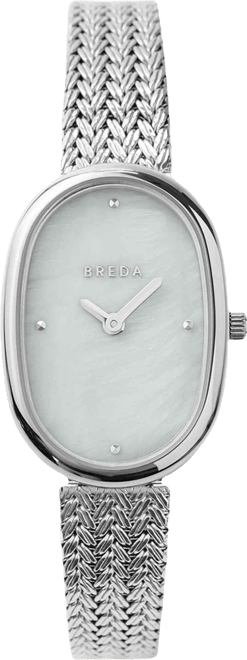 Women's 'Jane Tethered' Silver Stainless Steel Mesh Bracelet Watch, 23mm