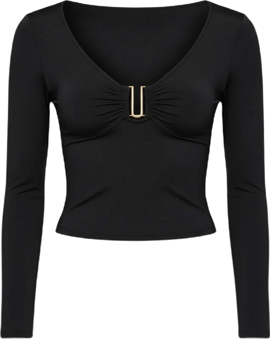 Women's Soria Ruched Cut Out Top