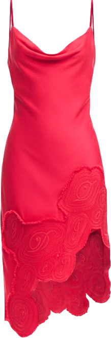 Women's Asymmetric slip dress