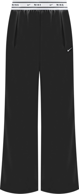 Nike Sportswear Pants de satén de tiro medio holgados para mujer