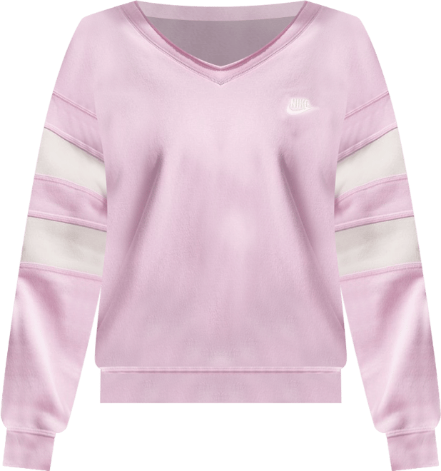 나이키 스포츠웨어 클럽 플리스 여성 오버사이즈 브이넥 스웻셔츠