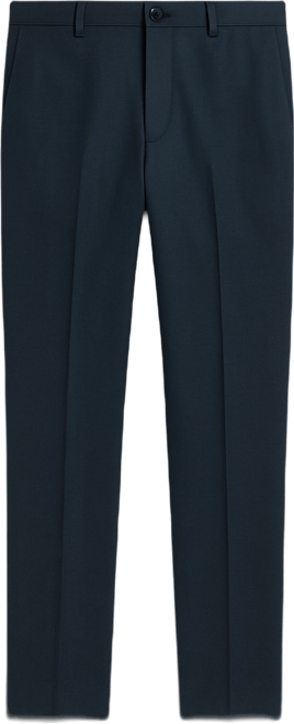 Men's Slim-Fit Wool-Blend Suit Pants