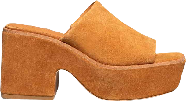Bardot Women Fine Suede Handcrafted Platform Slides