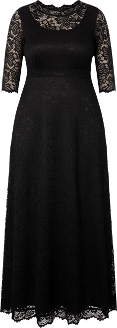 Plus Size Women'sPlus Leona Lace Long Formal Gown