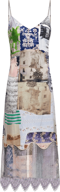 Women's Collage Dress 2 in 1