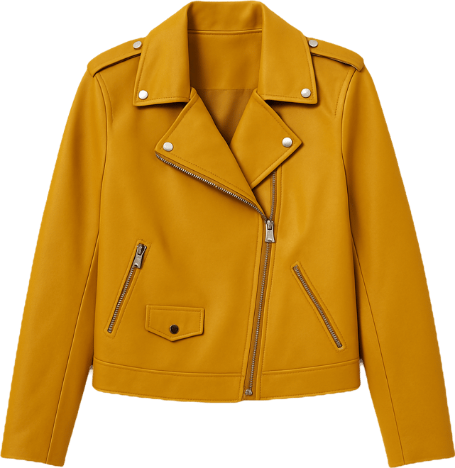 Women's Faux leather biker jacket