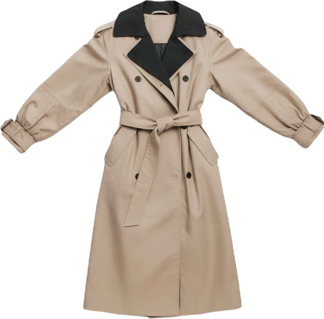 Women's Double-lapel trench coat