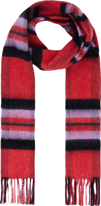 Women's Long Checkered Scarf