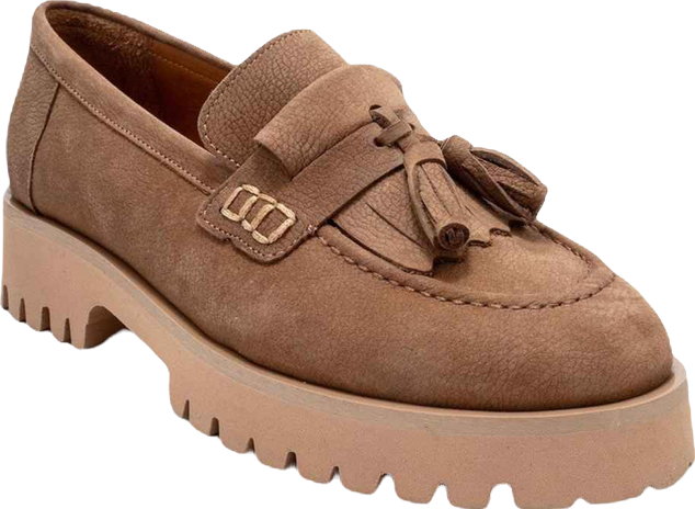 Women's Poen Leather Tassel Loafer