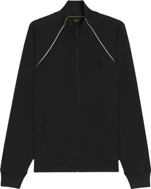 Boss by  Men's Contrast Piping Cotton-Blend Sweatshirt