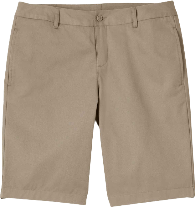 Women's School Uniform Tall Plain Front Blend Chino Shorts