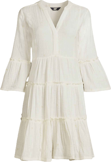 Women's Gauze Tiered Dress