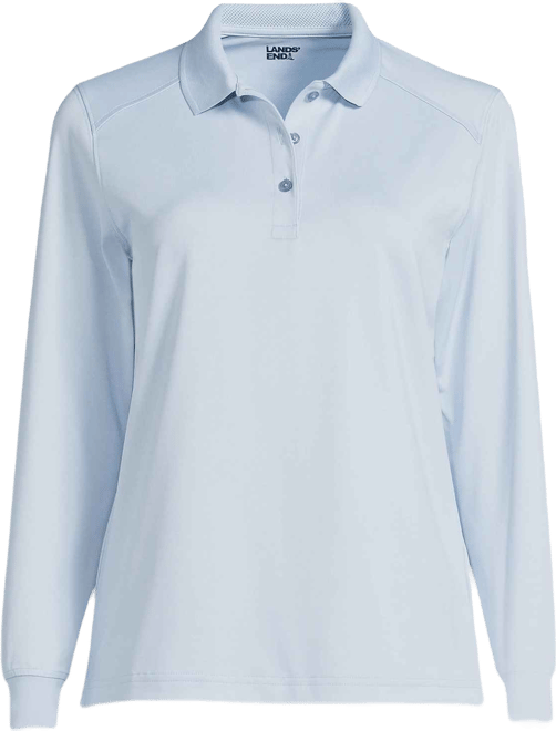 School Uniform Women's Long Sleeve Rapid Dry Polo Shirt