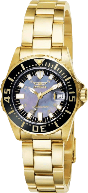 Women's 2962 Pro Diver Quartz 3 Hand Black Dial Watch
