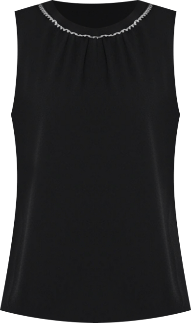 Petite Sleeveless Blouson Top