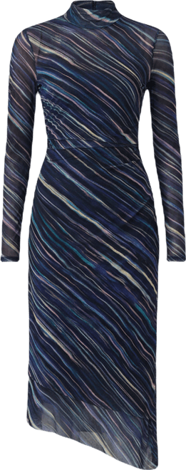 Women's Blare Mock Neck Bodycon Midi Dress