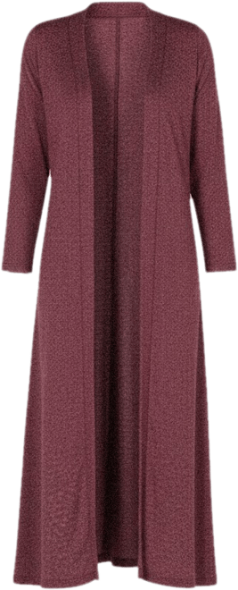 Women's Knit Three Quarter Bell Sleeve Open Cardigan Sweater