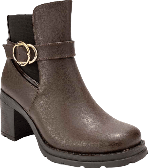 Women's Heile Buckle Block Heel Boot