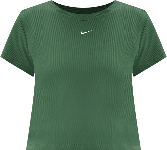 Nike Sportswear T-shirt à manches courtes côtelé et ajusté pour femme