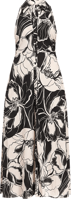 Petite Sleeveless Tiered Maxi Dress