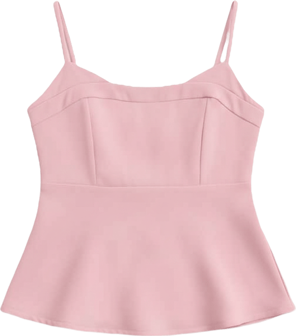 Women's Double Layered Peplum Camisole, Macy's Exclusive